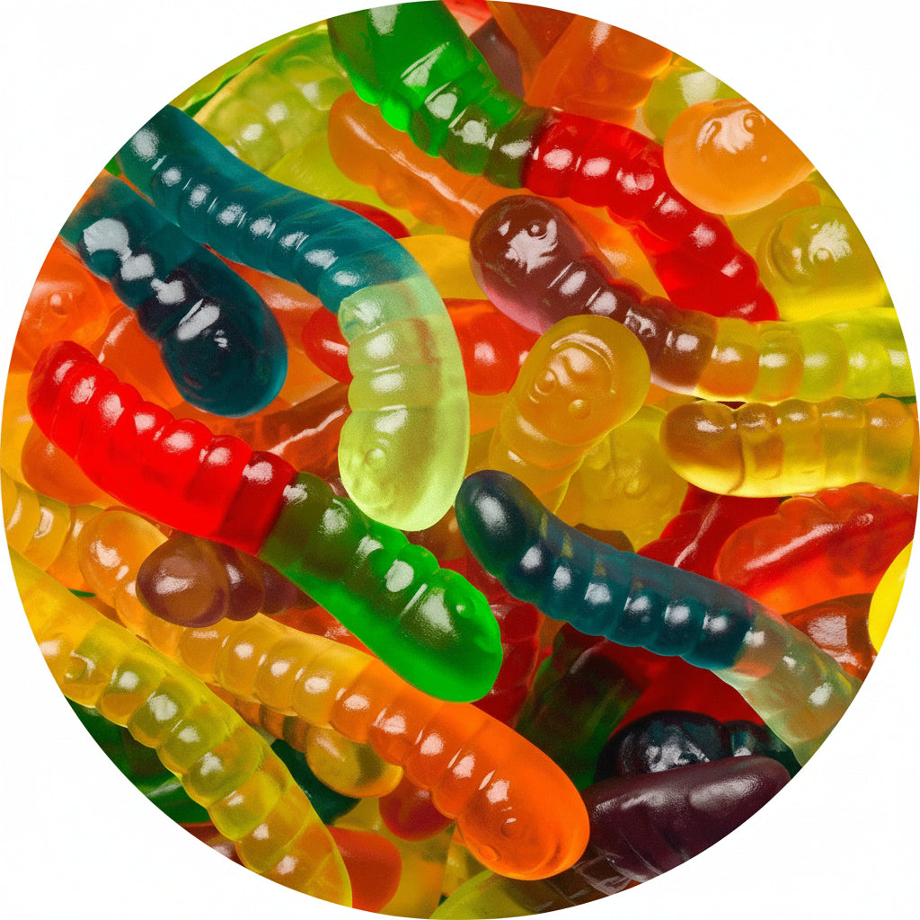 Albanese 12 Flavor Mini Gummi Worms 7 oz