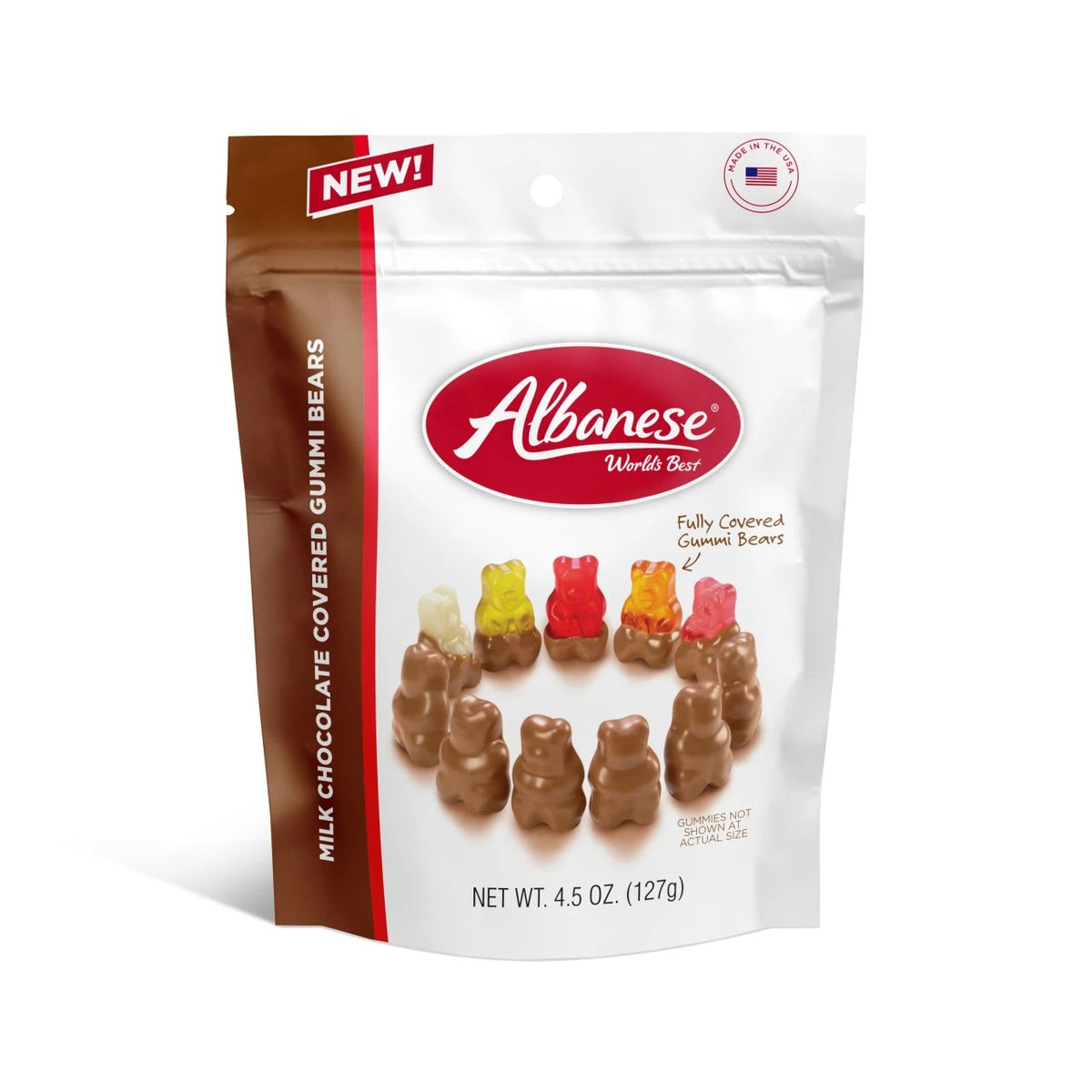 Albanese Milk Chocolate Covered Gummi Bears