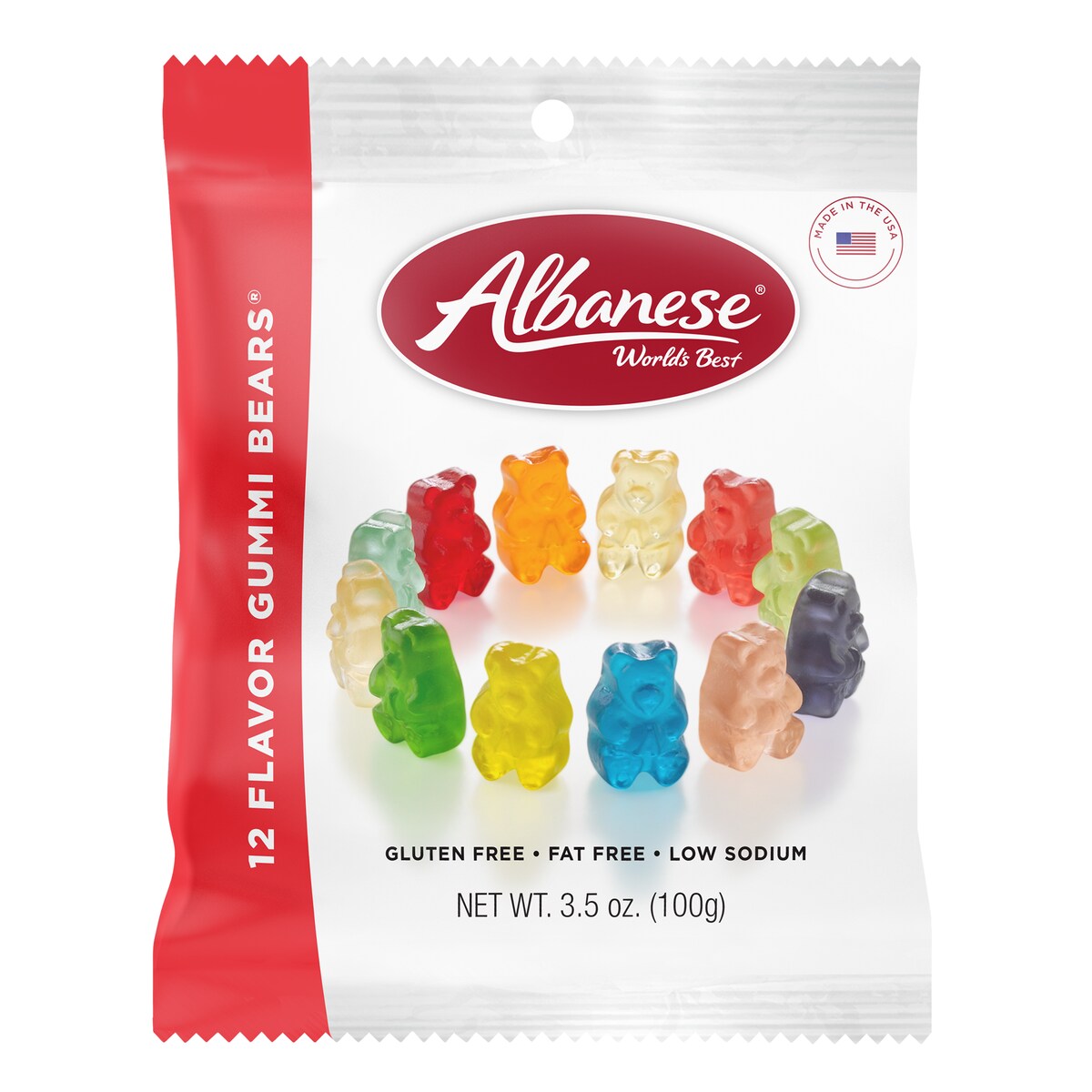 Albanese 12 Flavor Gummi Bears 3.5 oz