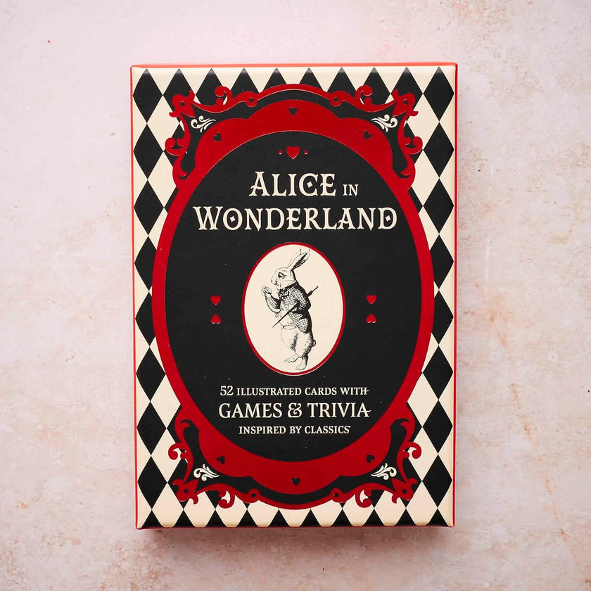 Alice In Wonderland Games & Trivia Deck