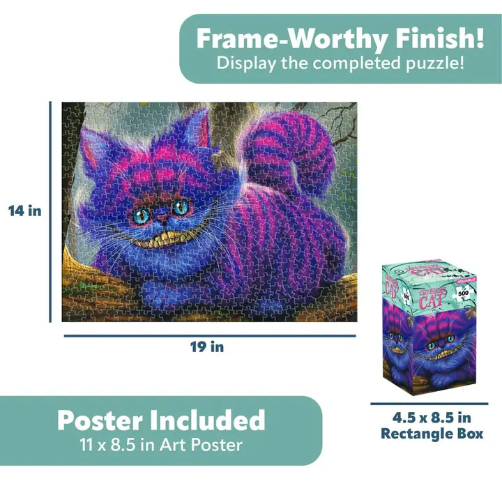 Alice In Wonderland Cheshire Cat Puzzle 500 pc