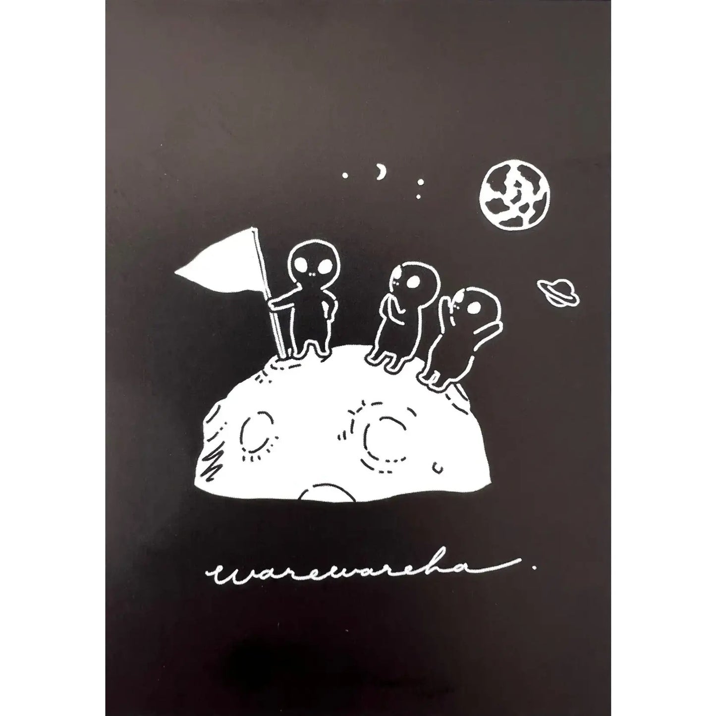 Alien Landing Mini Note Pad