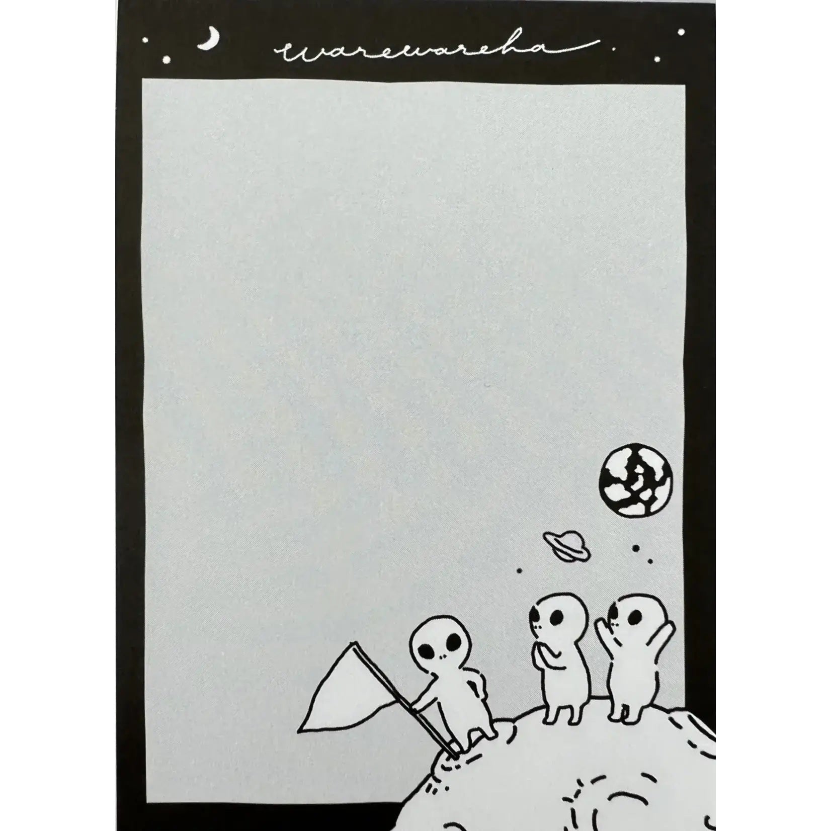 Alien Landing Mini Note Pad