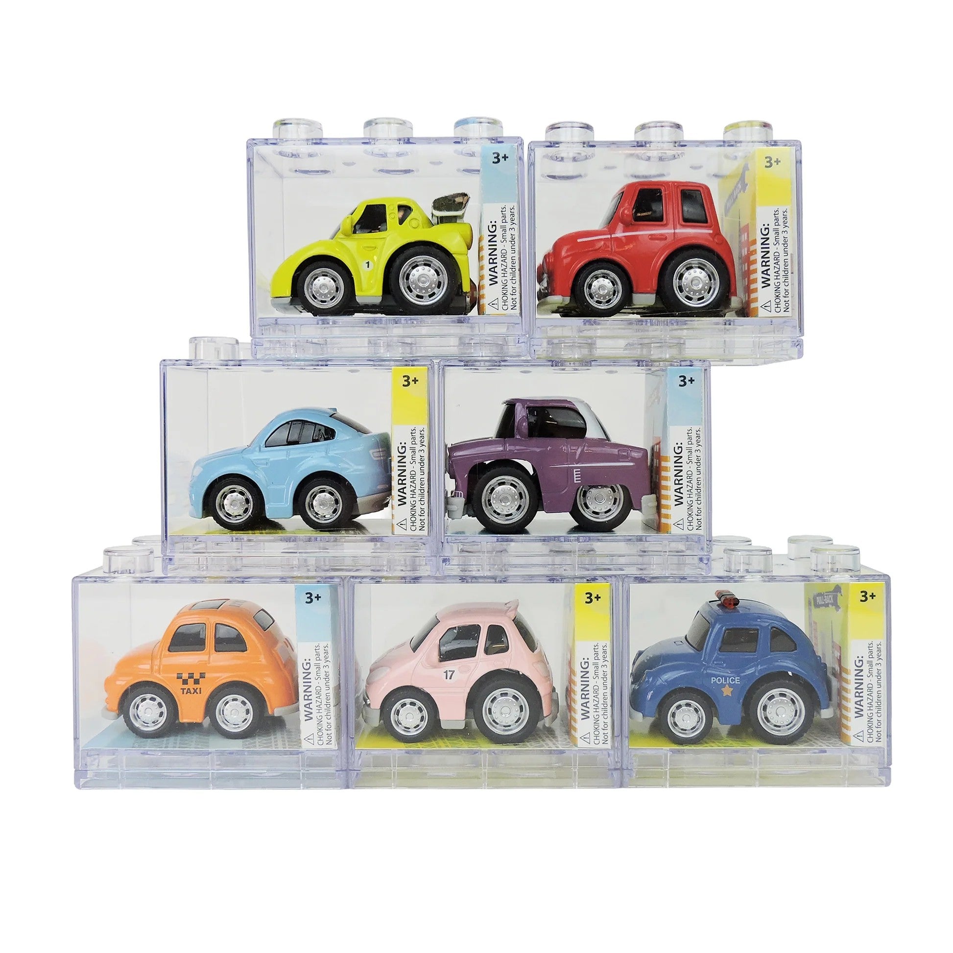 Alloy Pull-Back Car In Block Box