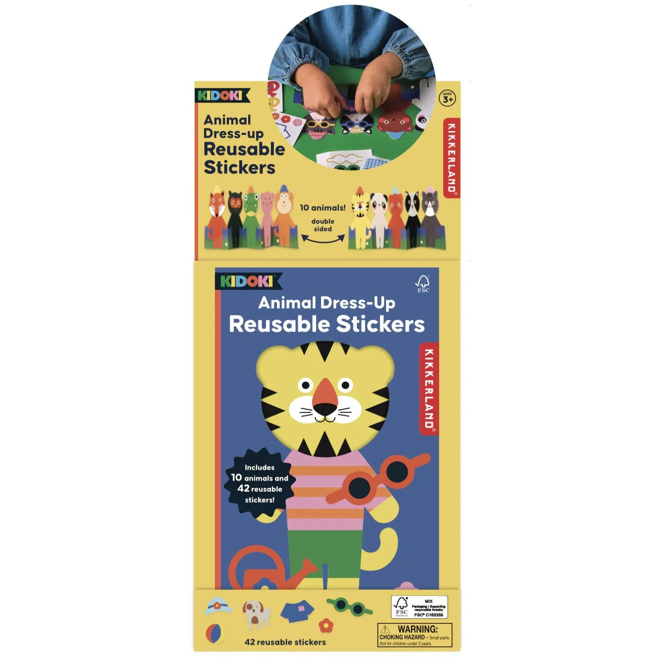 Animal Dress-Up Reusable Stickers