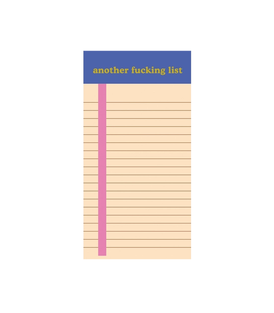 Another Fucking List Tearaway Notepad