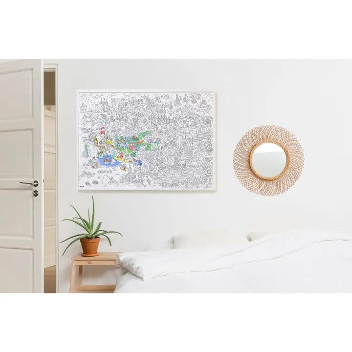 Atlas Giant Coloring Poster