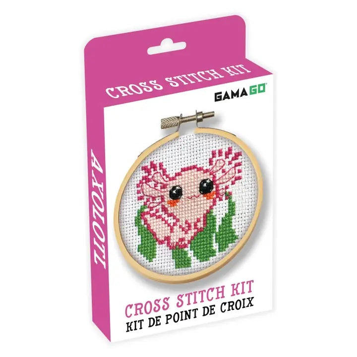 Axolotl Cross Stitch Kit