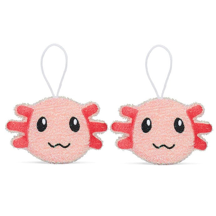 Axolotl Scrub Sponge Set Of 2