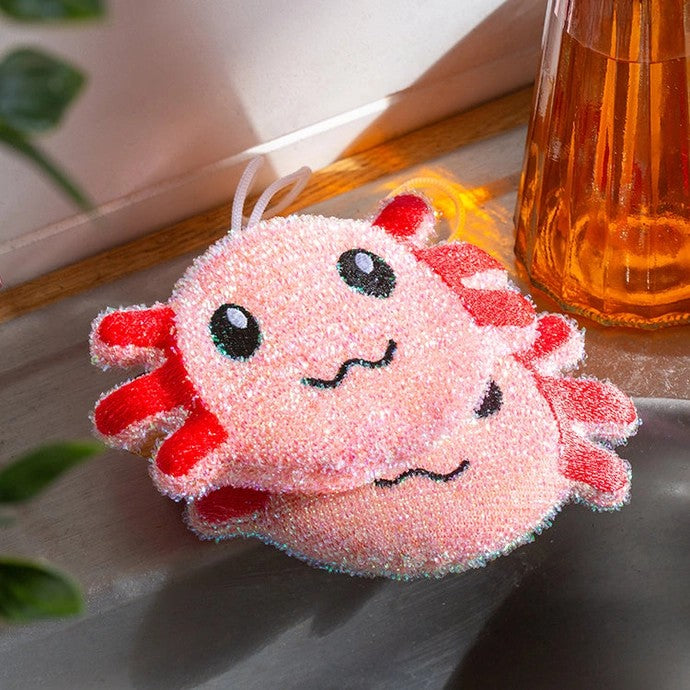 Axolotl Scrub Sponge Set Of 2