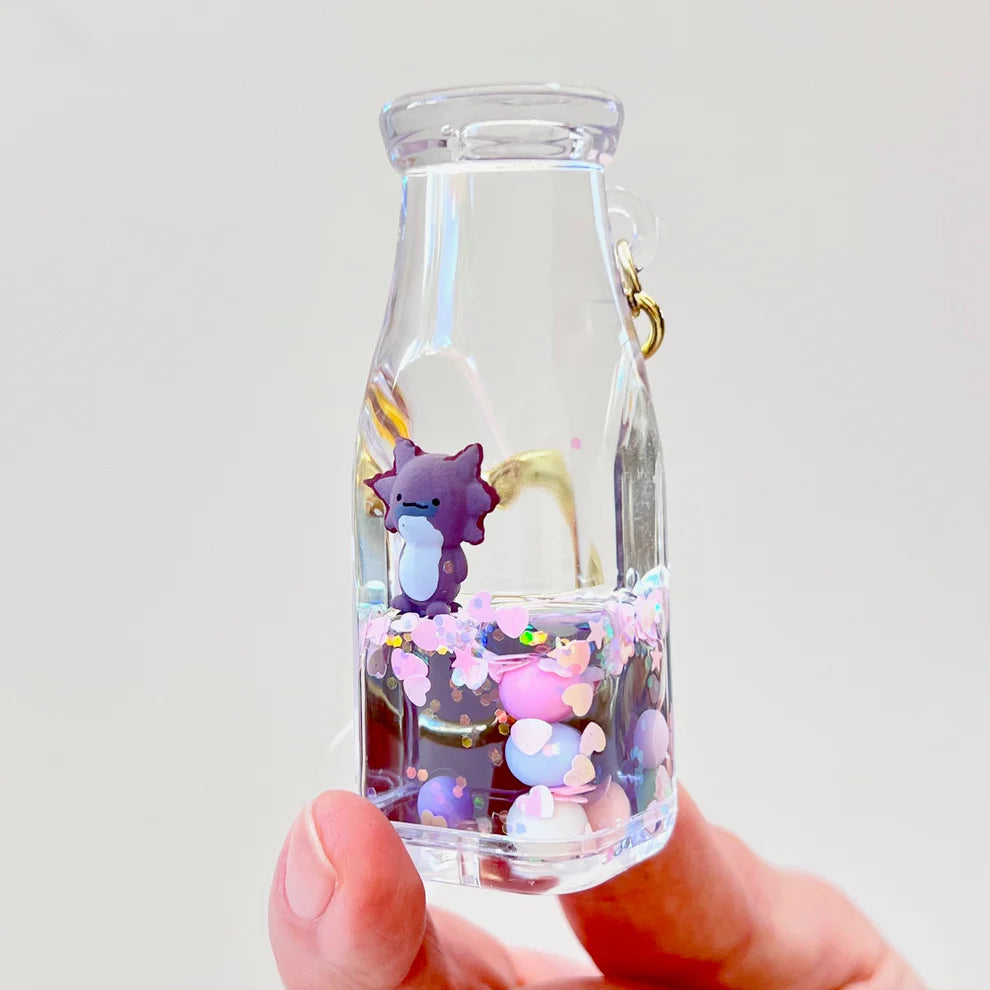 Axolotly Floaty Charm Keychain Version 2