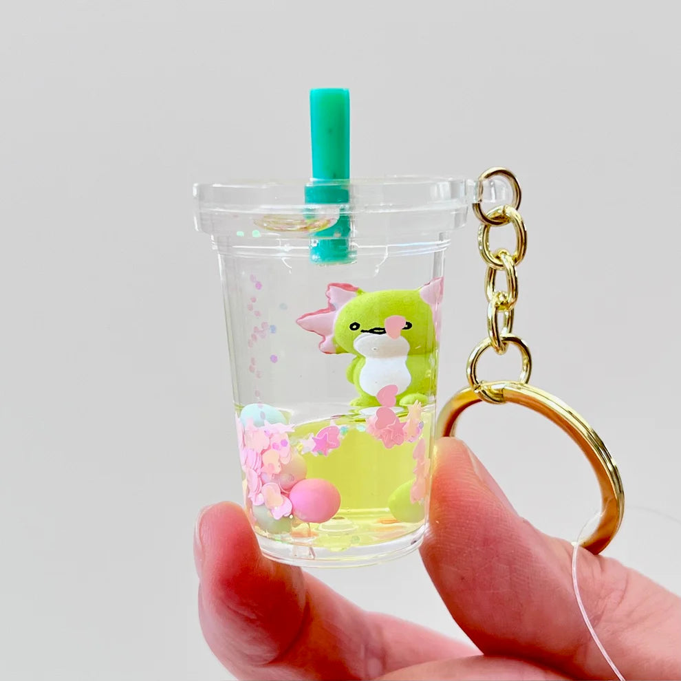 Axolotly Floaty Charm Keychain Version 2