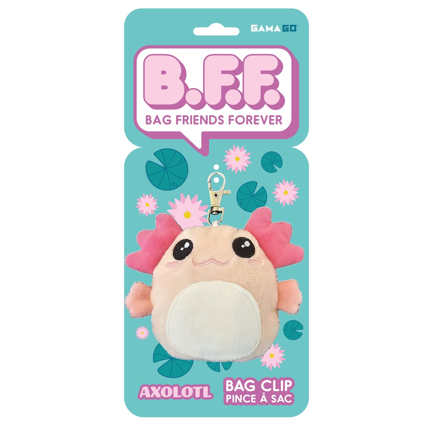 B.F.F. Axolotl Bag Clip