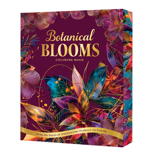 Botanical Blooms Coloring Book