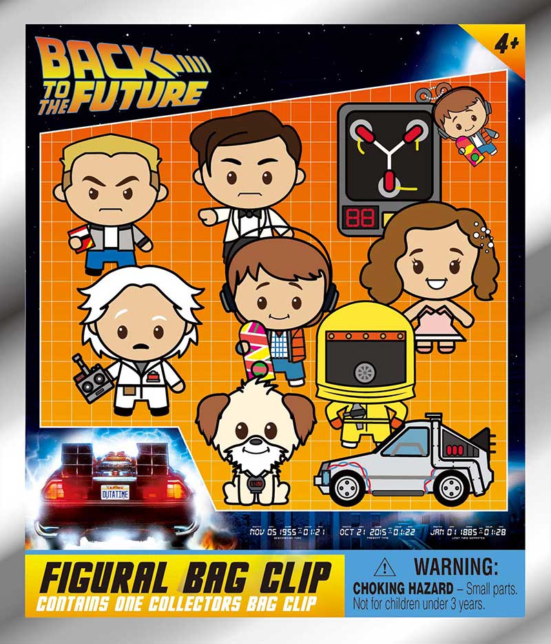 Back To The Future Figural Bag Clip