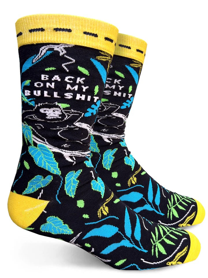 Back On My Bullshit Men's Socks