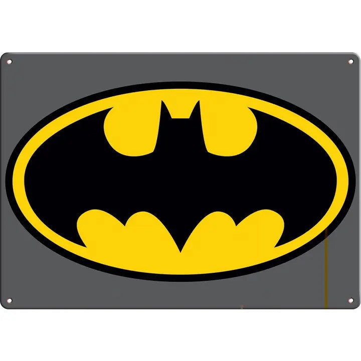 DC Comics Batman Logo Metal Sign