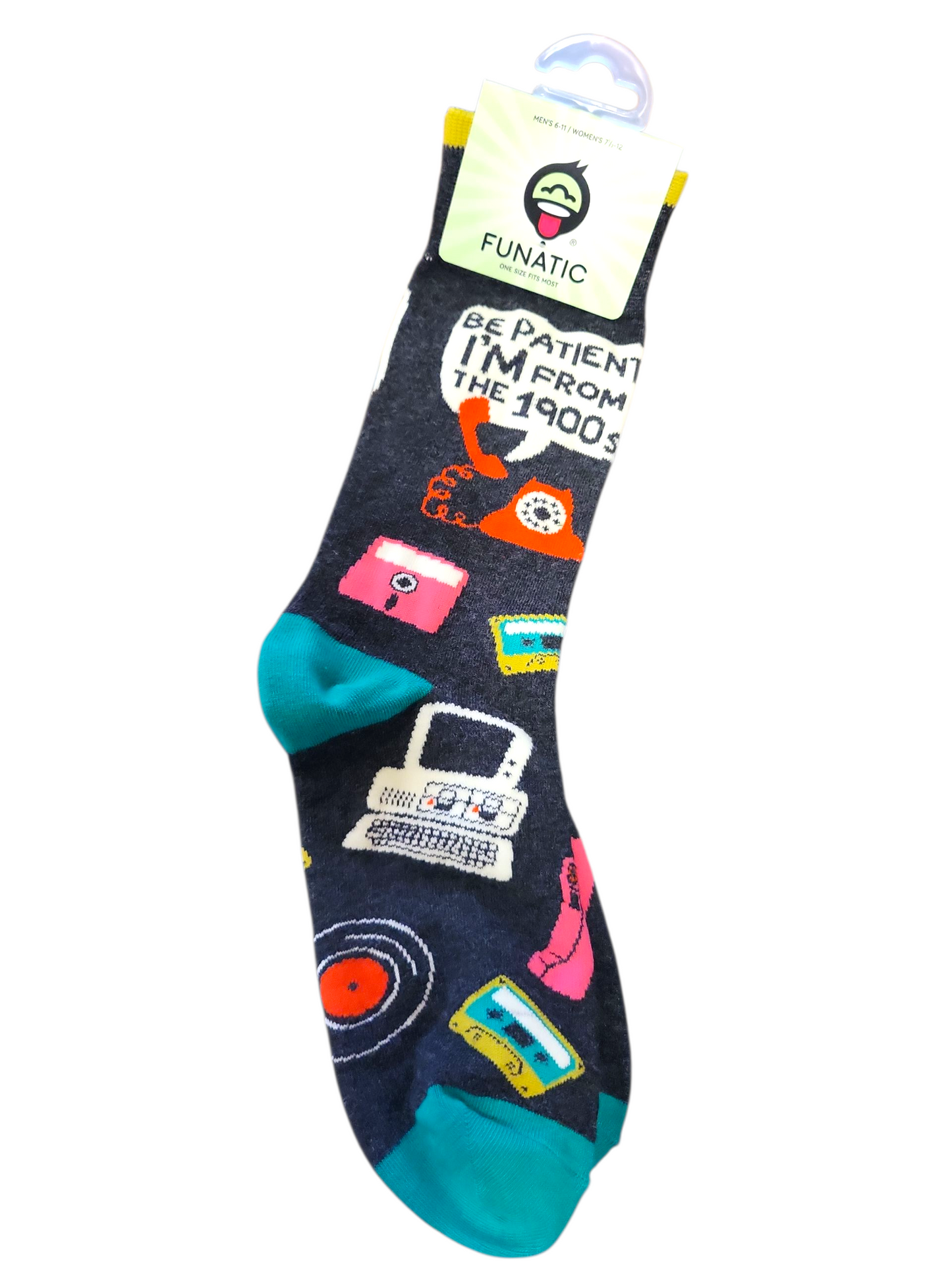 Be Patient I'm From The 1900's Socks Charcoal