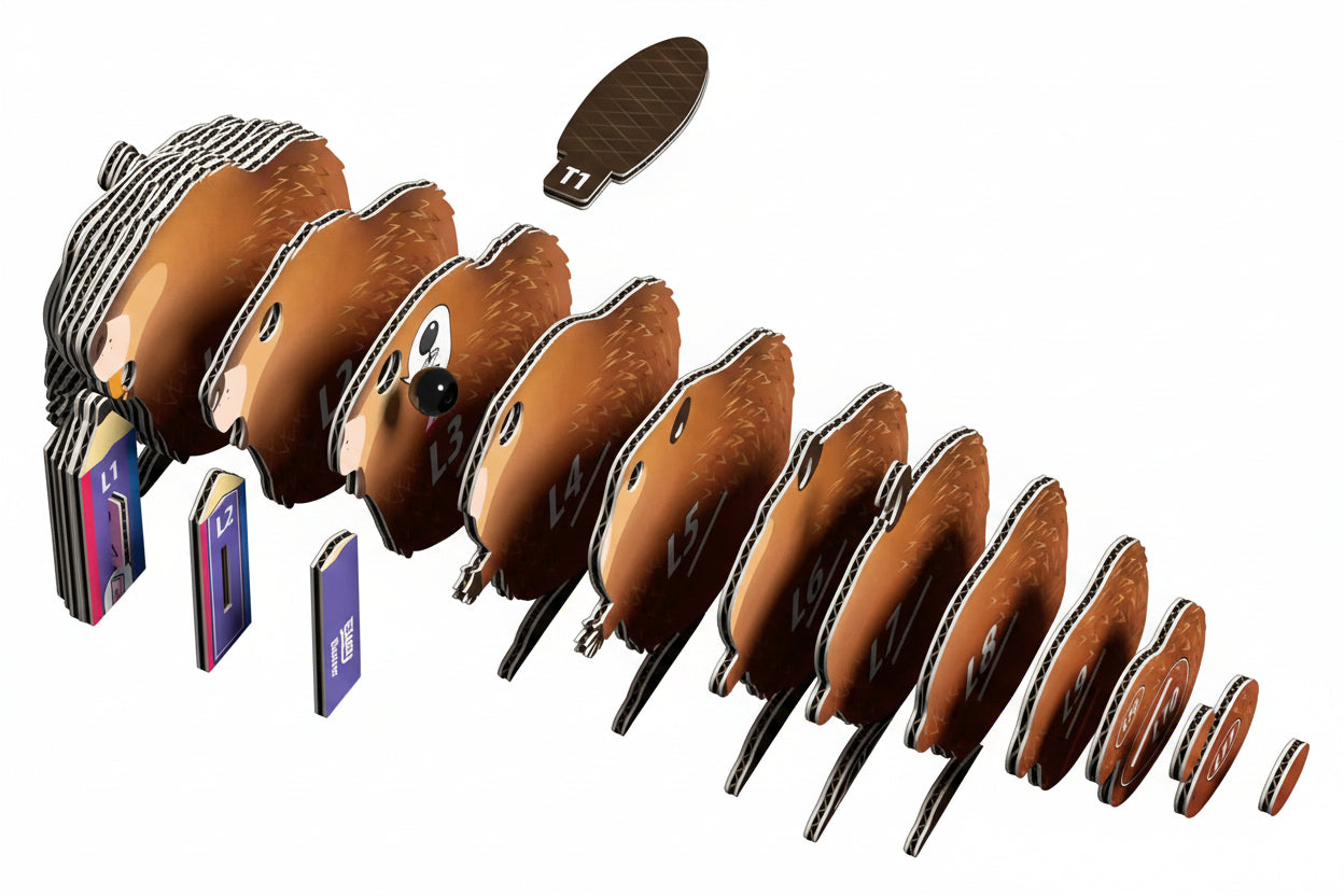 Beaver 3D Puzzle