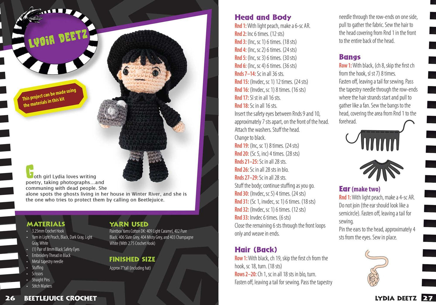 Beetlejuice Crochet Kit