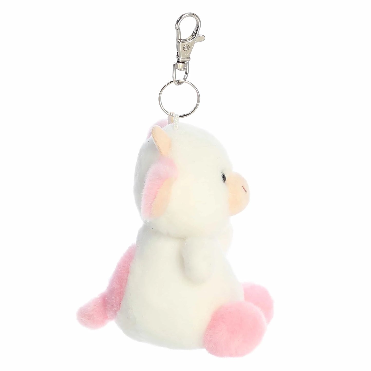 Belle Strawberry Cow Clip-On Palm Pals Plush 4"