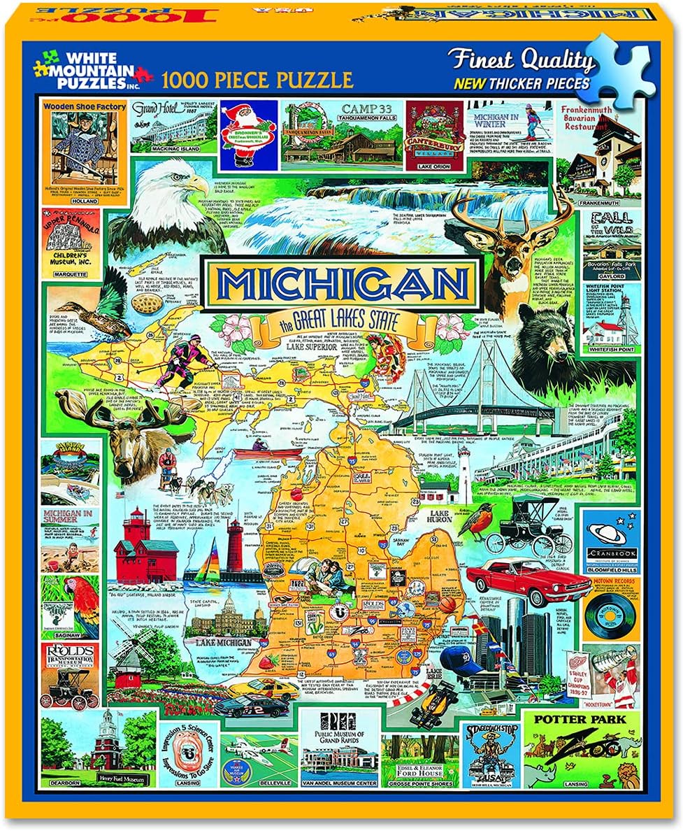 Best Of Michigan Puzzle 1000 pc