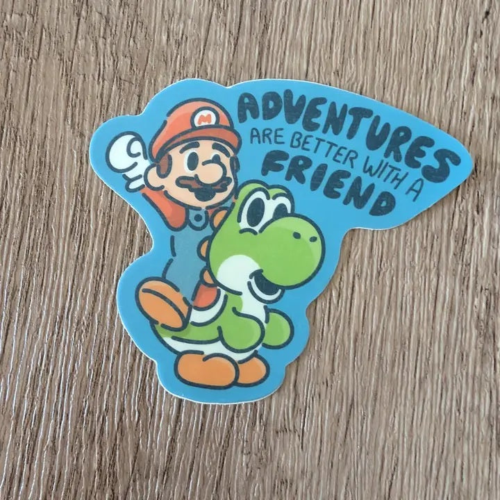 Better With A Friend Sticker