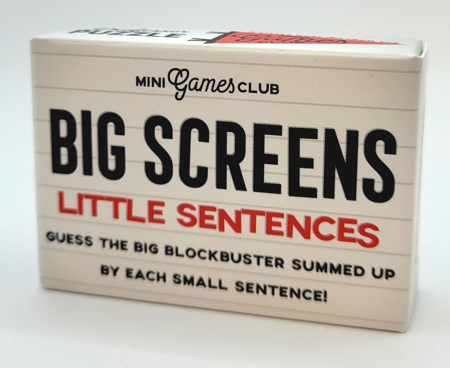 Big Screens Little Sentences Mini Game
