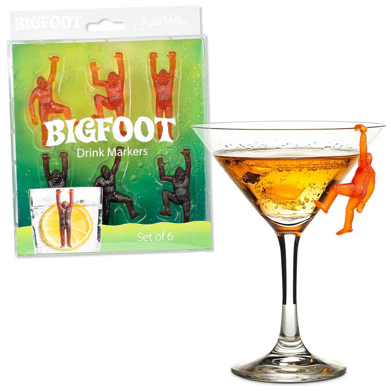 Bigfoot Drink Markers Set Of 6