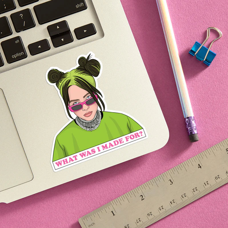 Billie Eilish What Was I Made For Die Cut Sticker – www