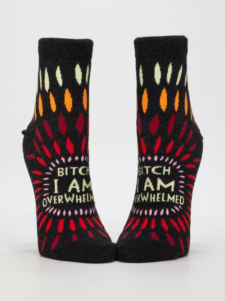 Bitch I Am Overwhelmed Women's Ankle Socks