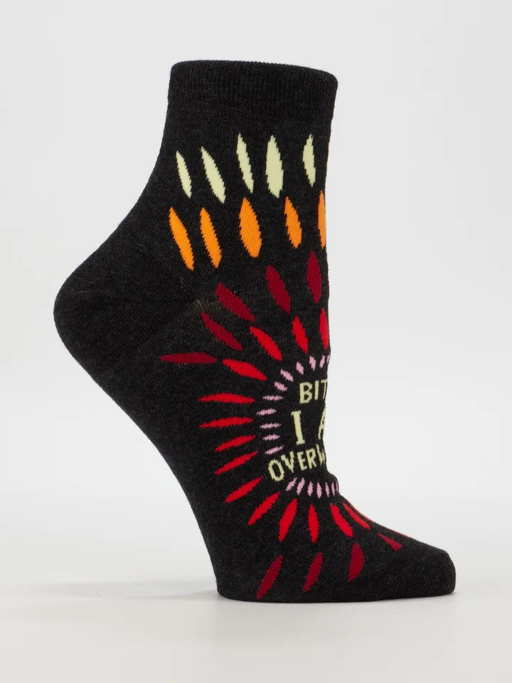 Bitch I Am Overwhelmed Women's Ankle Socks