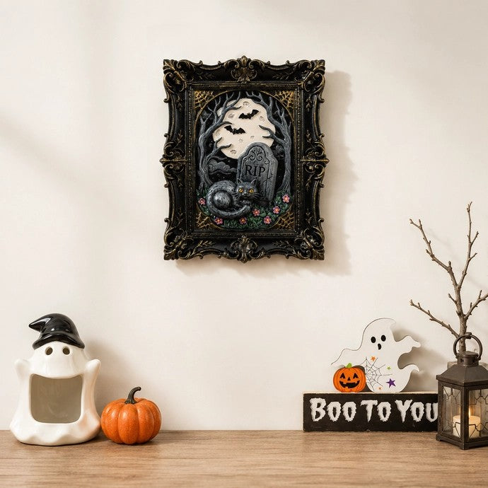 Black Cat Paint Your Own 3D Wall Frame