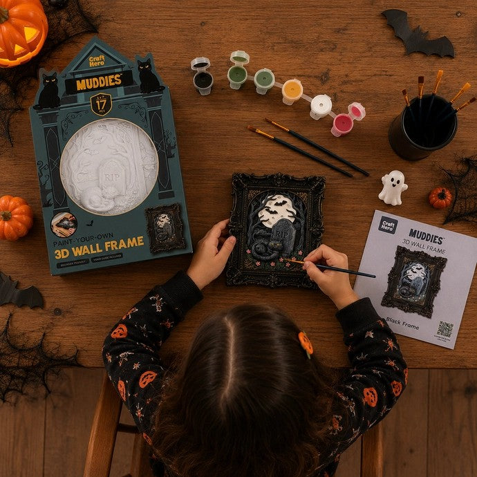 Black Cat Paint Your Own 3D Wall Frame