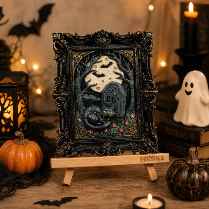 Black Cat Paint Your Own 3D Wall Frame