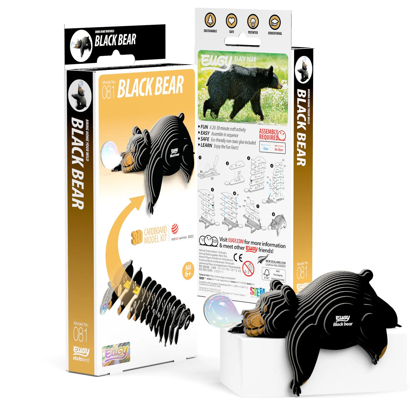 Black Bear 3D Puzzle