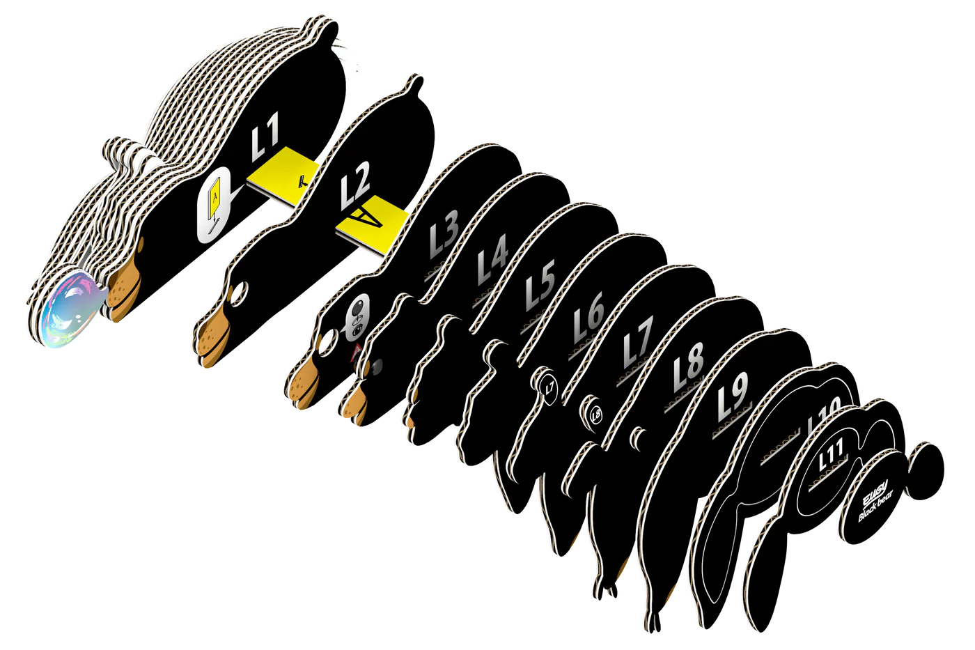 Black Bear 3D Puzzle