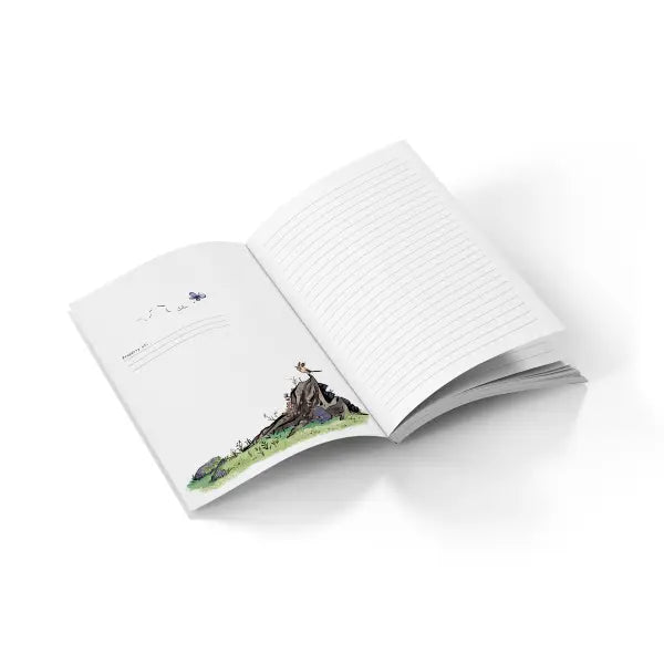 Black Cat In Box Notebook