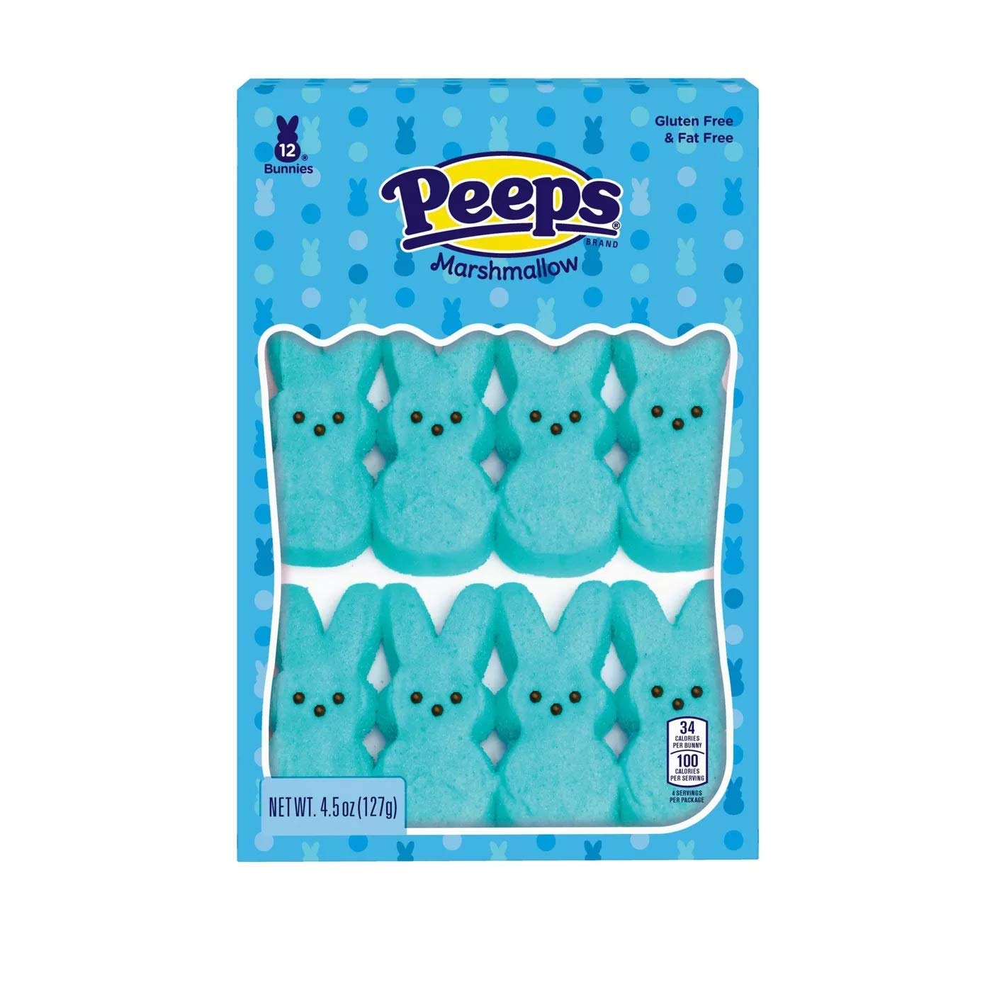 Peeps Blue Bunnies 12 pc