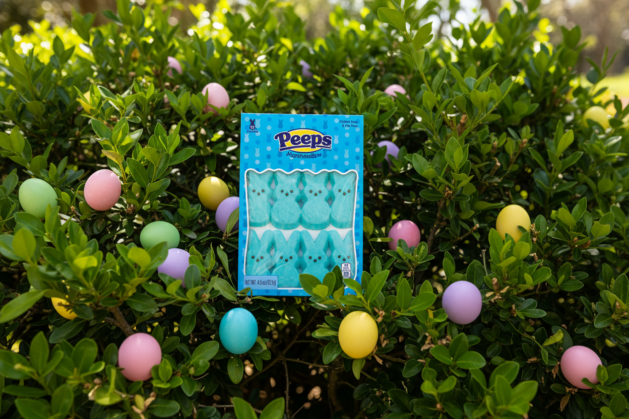 Peeps Blue Bunnies 12 pc