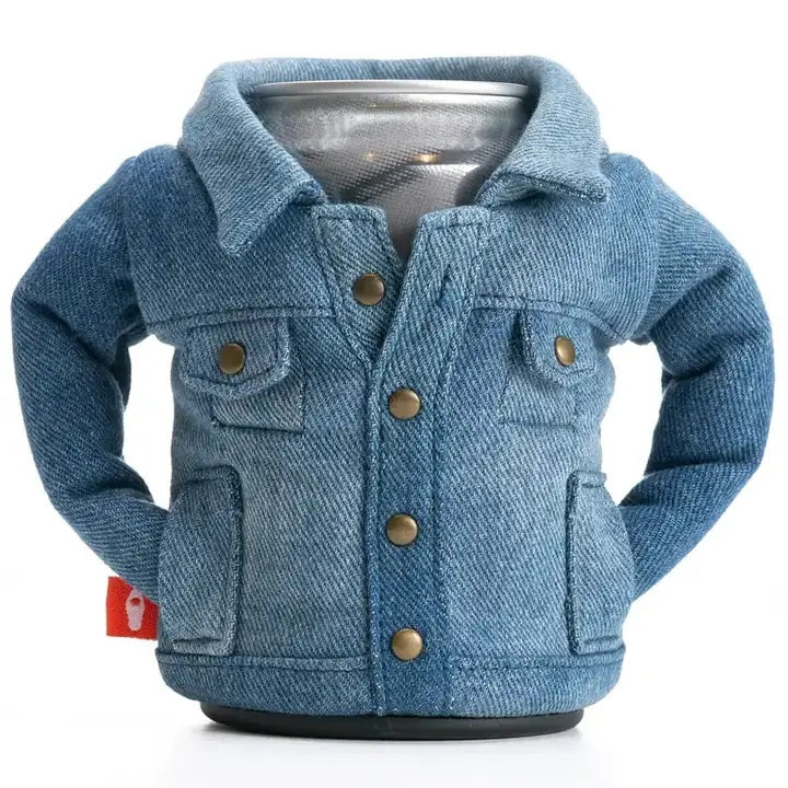 Blue Denim Jacket Koozie
