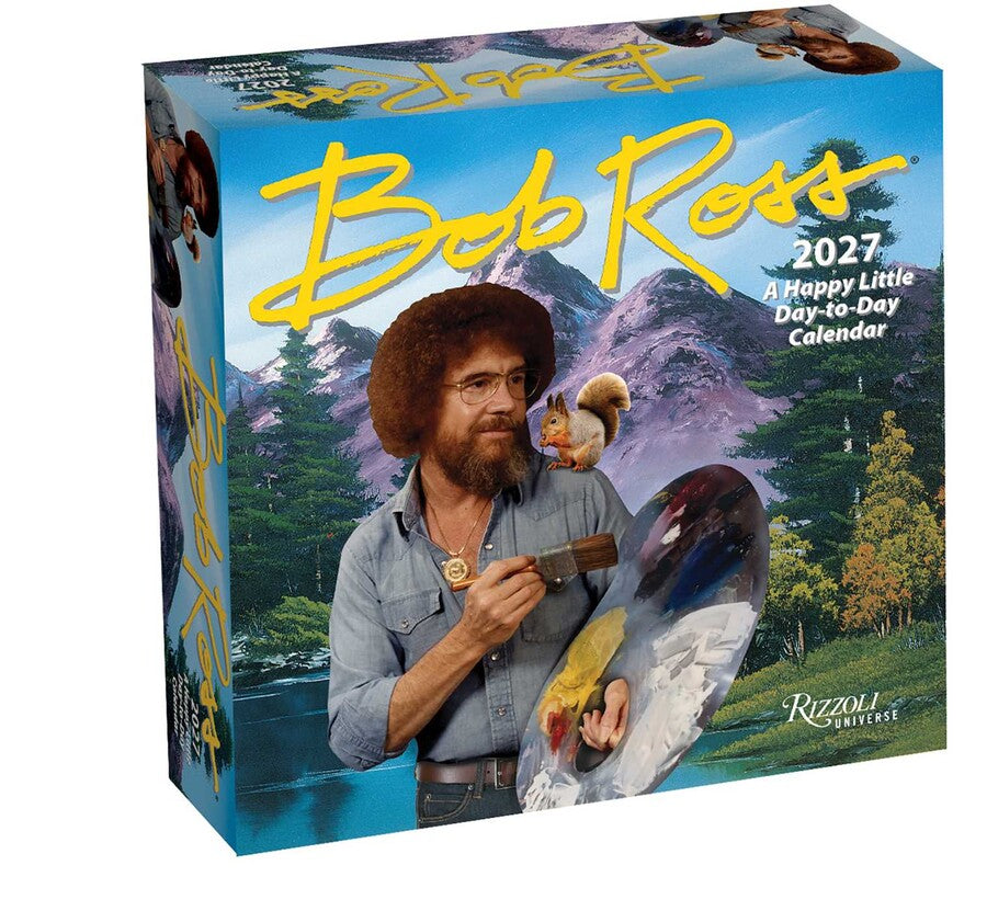 Bob Ross 2027 Desktop Calendar