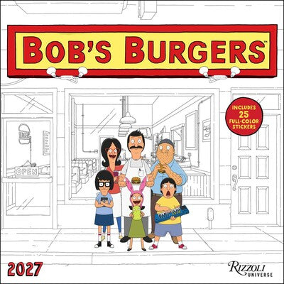 Bob's Burger 2027 Wall Calendar