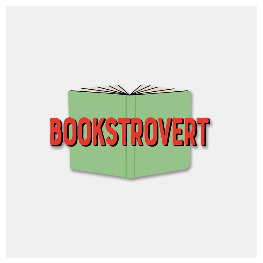 Bookstrovert Sticker
