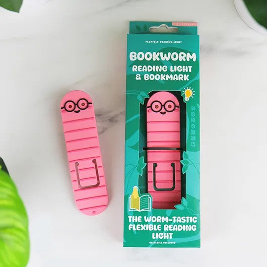 Bookworm Reading Light & Bookmark