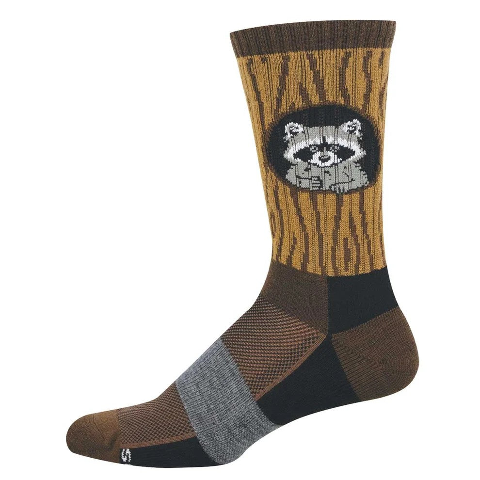 Branch Bandits Men's Wool Crew Socks Brown