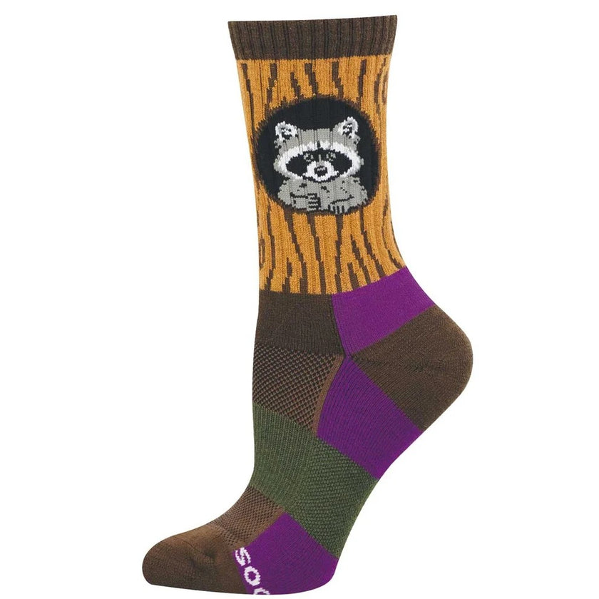Branch Bandits Women's Wool Crew Socks Brown