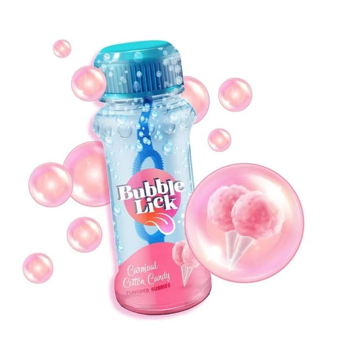 Bubble Lick Cotton Candy Flavored Bubbles