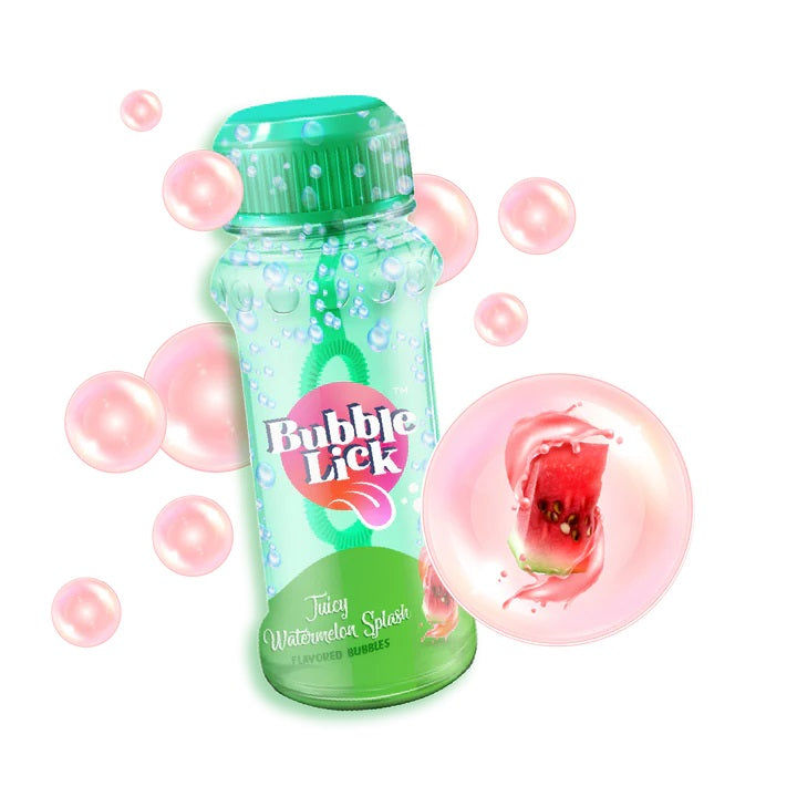 Bubble Lick Watermelon Splash Flavored Bubbles