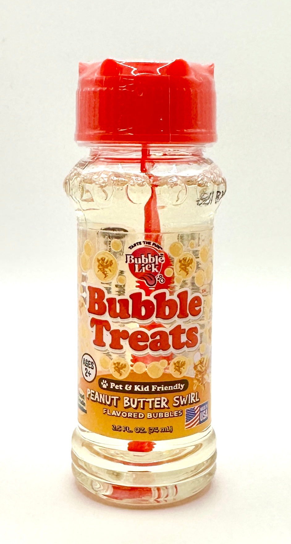 Bubble Treats Pets Peanut Butter Flavored Bubbles